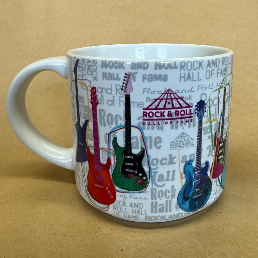 Rock and Roll Hall of Fame & Museum Guitar Design Mug